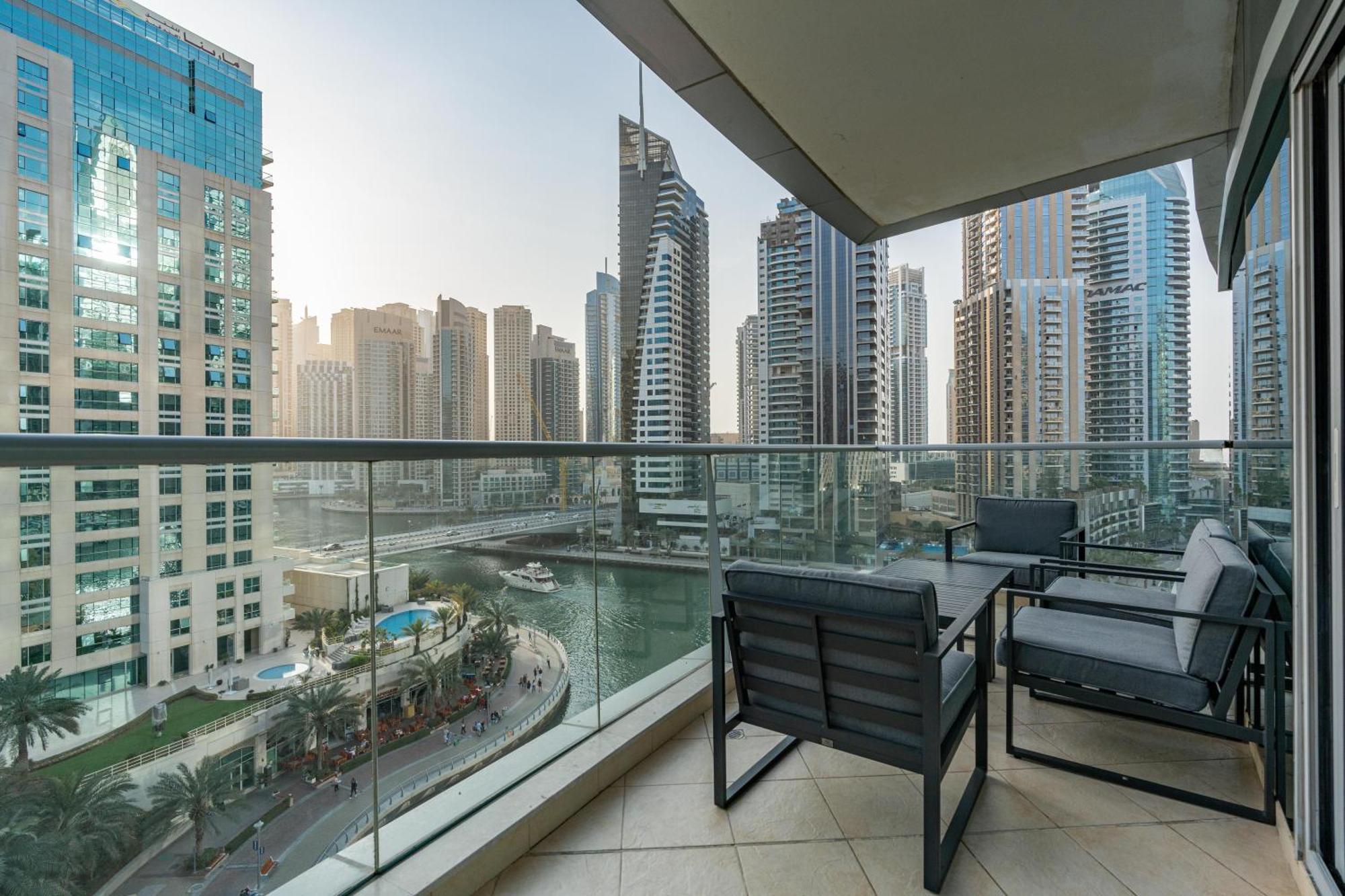 Vacay Lettings - Full Marina View 3 Bedroom Plus Maid Room Dubai Esterno foto