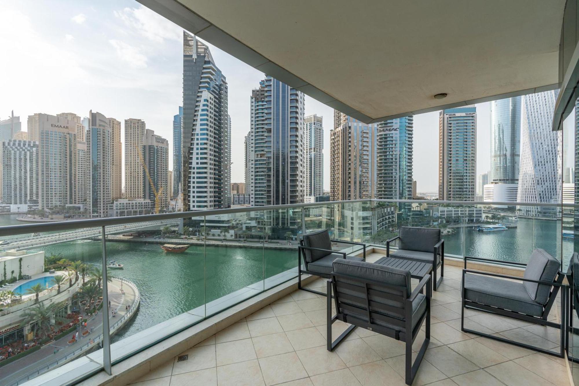Vacay Lettings - Full Marina View 3 Bedroom Plus Maid Room Dubai Esterno foto