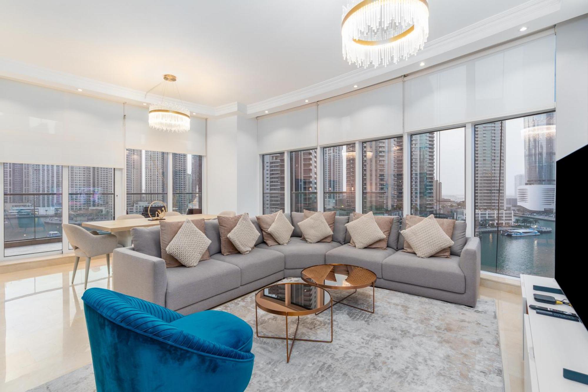 Vacay Lettings - Full Marina View 3 Bedroom Plus Maid Room Dubai Esterno foto