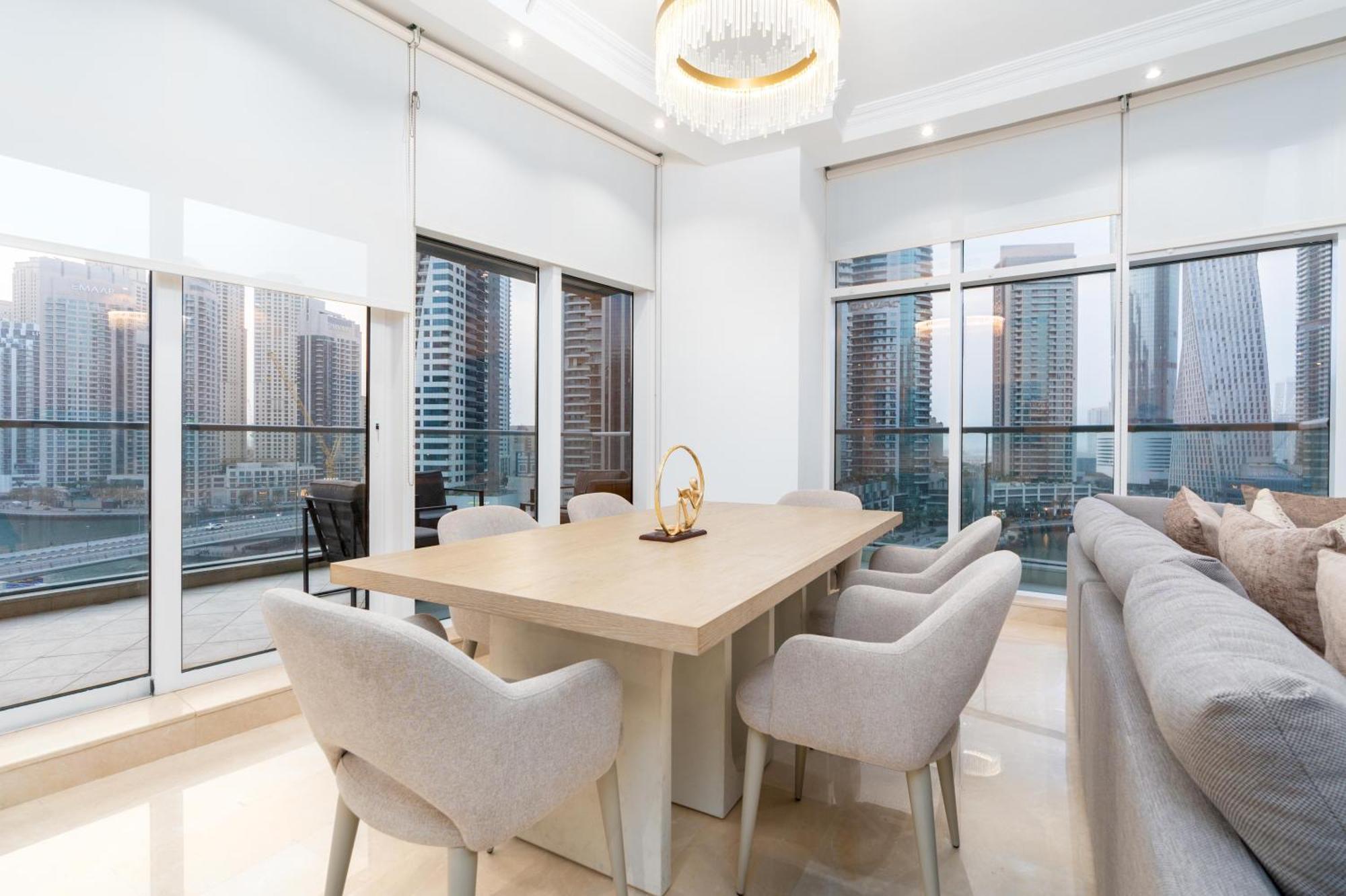 Vacay Lettings - Full Marina View 3 Bedroom Plus Maid Room Dubai Esterno foto